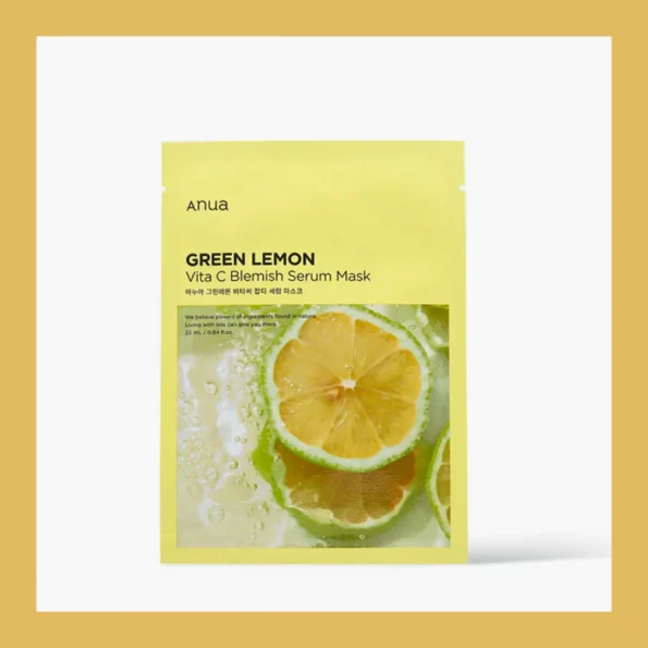 Green Lemon Vita C Blemish Serum Mask1