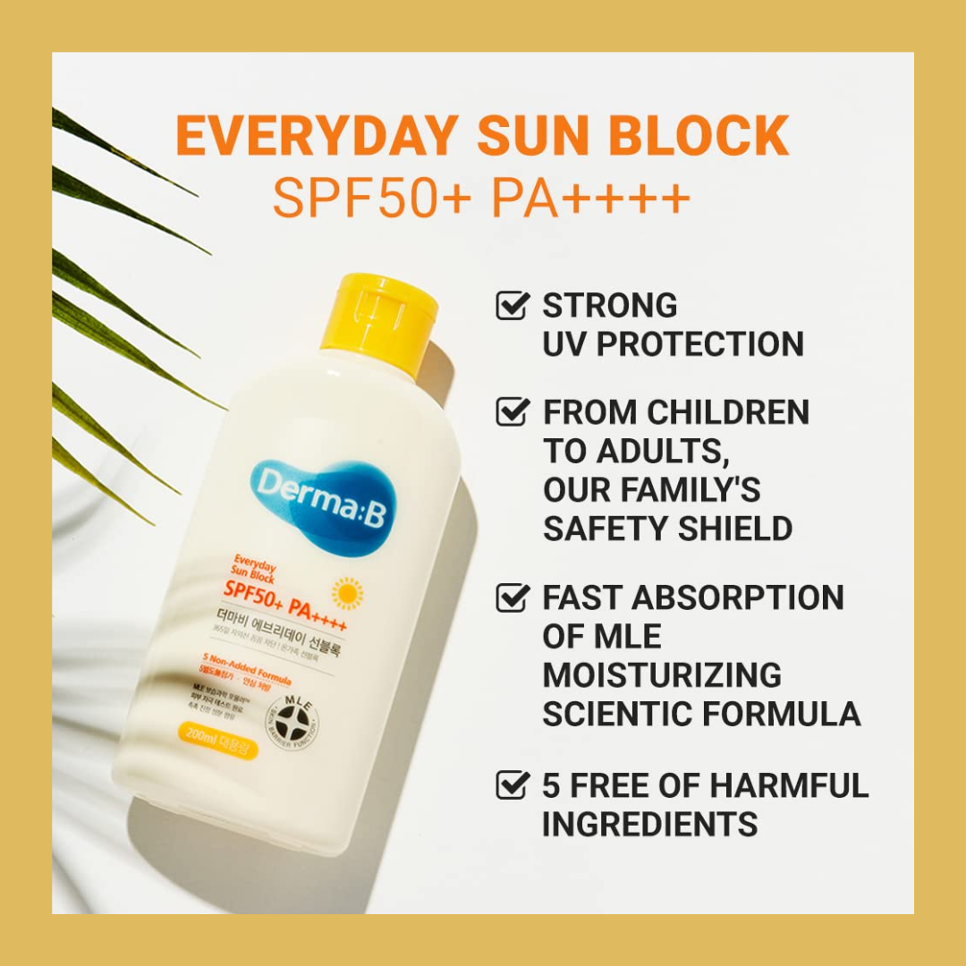 Derma-B Everyday Sun Block SPF50+ PA++++ (4)
