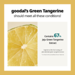 Goodal Green Tangerine Vita C Dark Spot Care Cream and Serum Bundle