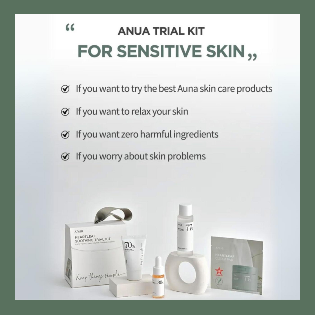 Anua Heartleaf Soothing Trial Kit (3)