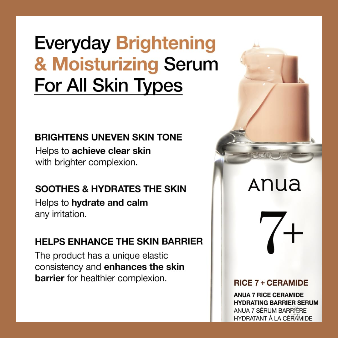 Anua Rice 7 Ceramide Hydrating Barrier Serum – 50ml (3)