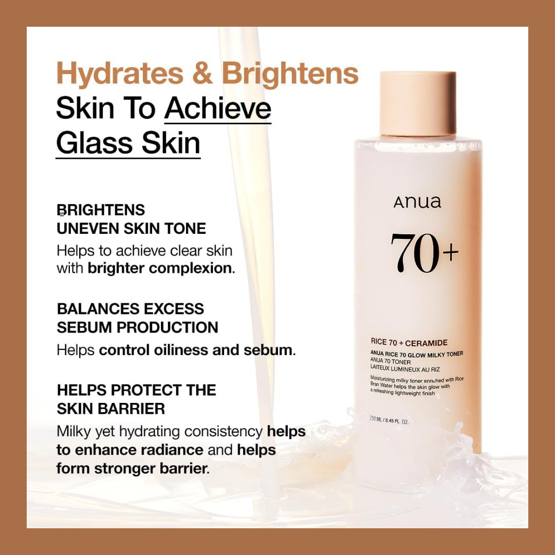 Anua Rice 70 Glow Milky Toner - 250ml (3)