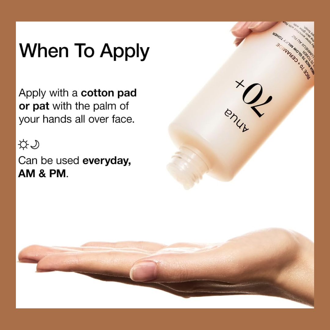 Anua Rice 70 Glow Milky Toner - 250ml (8)