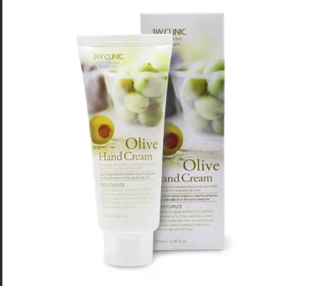 3W Clinic Moisturizing Olive Hand Cream