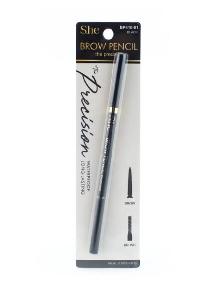She Brow Pencil Precision Waterproof Longlasting-01# Black