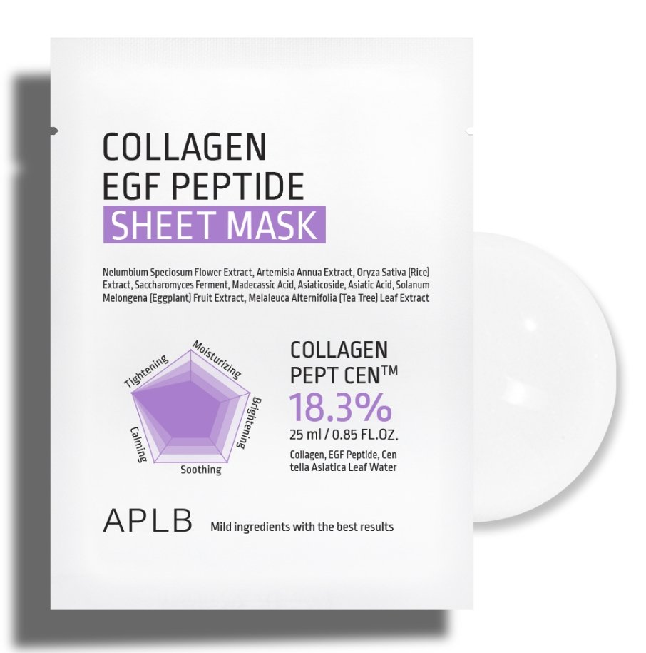 8809874685199 APLB Collagen EGF Peptide Sheet Mask 1 Sheet