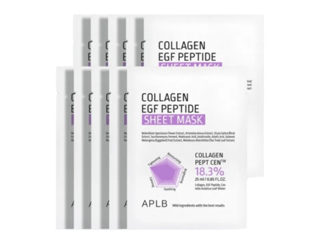 APLB Collagen EGF Peptide Sheet Mask (10pcs) - 1 box