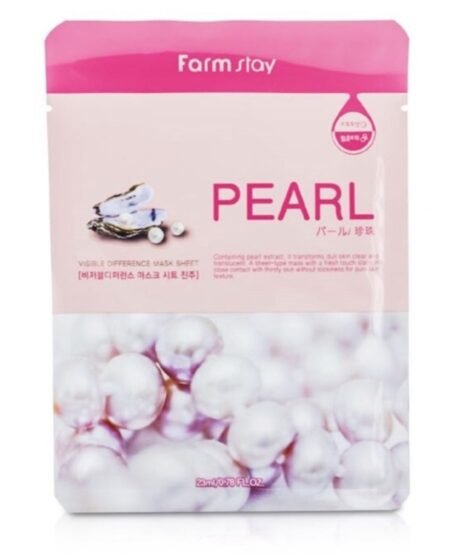 Farm Stay Visible Difference Mask Sheet #Pearl (1ea) 23ml