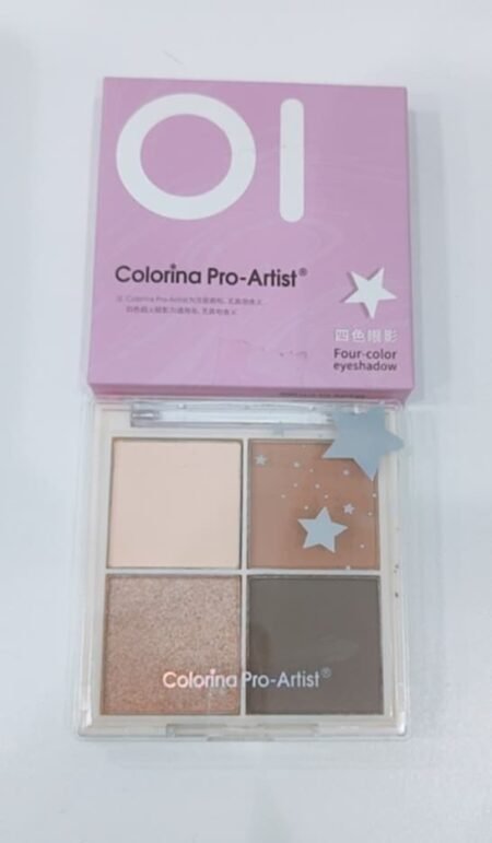 Colorina Pro Artist Four Color Eyeshadow #1