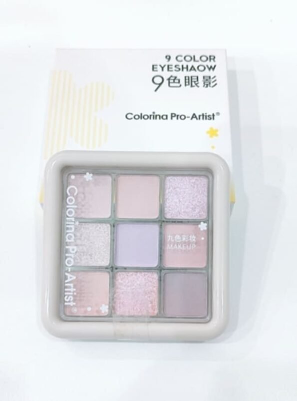 Colorina Color Style Foundation Colorina Pro Artist 9 Colors Eyeshadow Palette #3 - Nibs n Bees Qatar