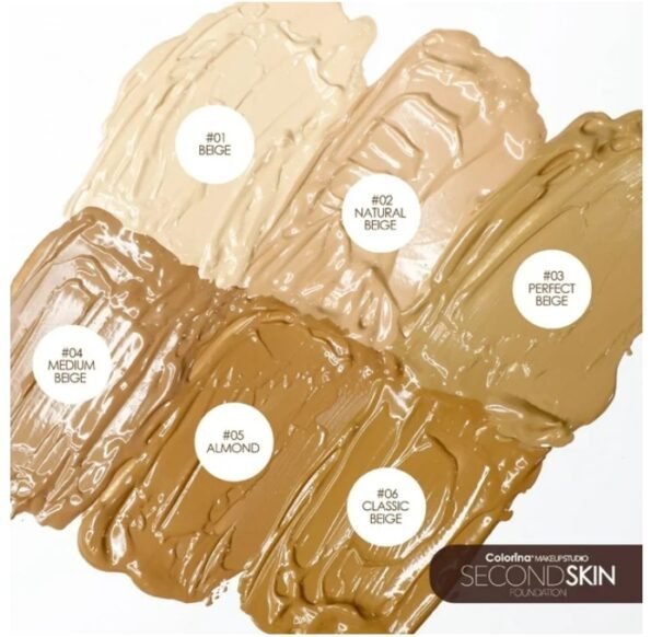 Colorina Color Style Foundation Colorina Makeup Studio Second Skin Foundation-04# Medium Beige - Nibs n ...