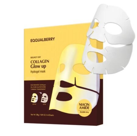 Eqqualberry Collagen Glow up Hydrogel Mask I Sheet 30g