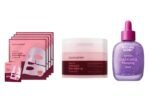 EQQUALBERRY BUNDLE # 5 Eqqualberry Collagen Pore-Tight Up Gel Toner Pads (60 Pads) Eqqualberry Collagen Pore-tight up Hydrogel Mask Set [30g x 4 sheets] Eqqualberry Bakuchiol Plumping Serum - 30ml