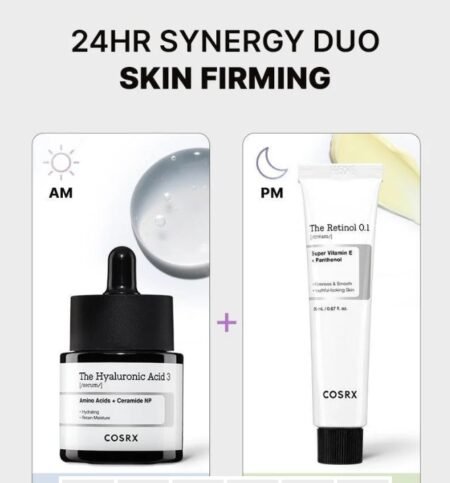 COSRX SKIN FIRMING DUO Cosrx The Hyaluronic Acid 3 Serum 20ML Cosrx The Retinol 0.1 Cream 20ML
