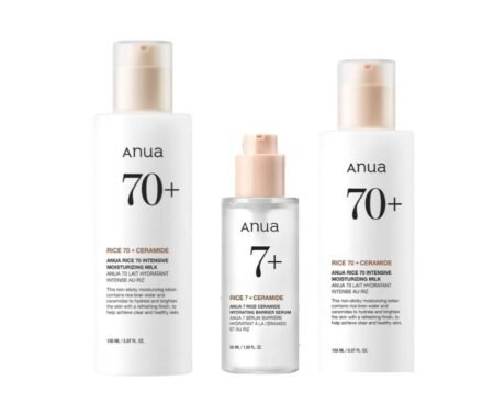 Anua Bundle 1 Anua Rice 70 Glow Milky Toner 250ml Anua Rice 7 Serum 50ml Anua Rice 70 Moisturizing Milk 150ml