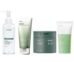 Anua Bundle 3 Anua Heartleaf Pore Control Cleansing Oil 200ML Anua Heartleaf  Clear Pad Quercetinol Pore Cleansing Foam  150ML Anua Airy Sun Cream SPF50