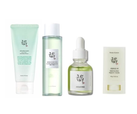 Beauty of Joseon Bundle  Beauty of Joseon Green Plum  Cleanser 100ml Beauty of Joseon Green Plum Toner 150ml Beauty of Joseon Calming Serum 60ml Beauty of Joseon Matte Sun Stick 18g