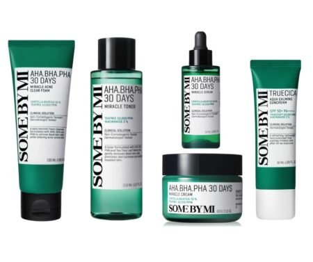 SOME BY MI 30 Day Miracle Bundle Cleanser Toner Serum Cream Sunscreen
